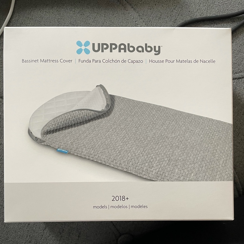 Brand new- Uppababy bassinet mattress cover